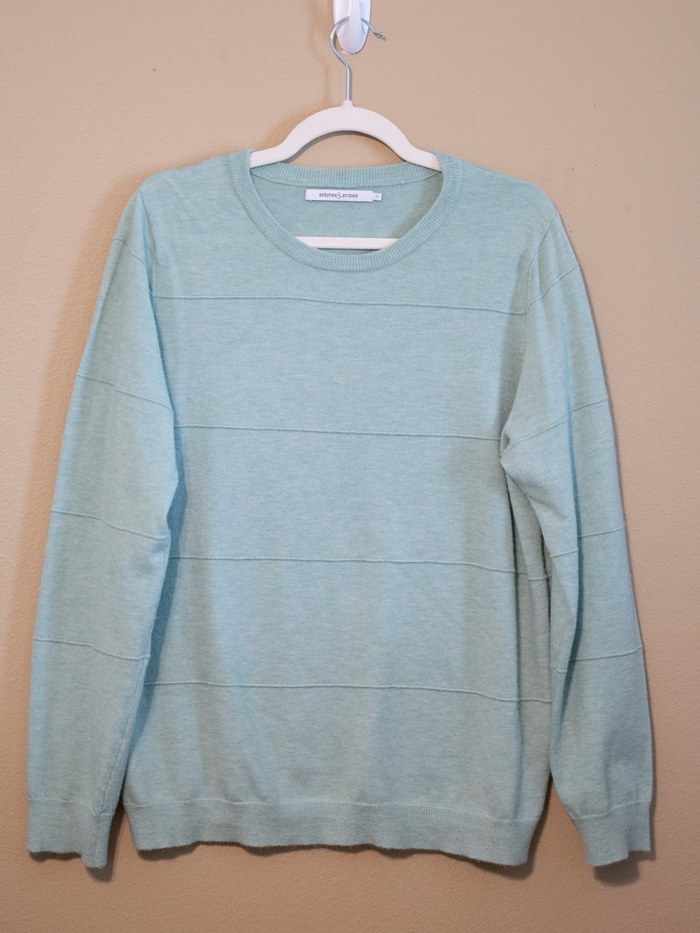 Stitches & Stripes Mint Green Lightweight Knit Sweater